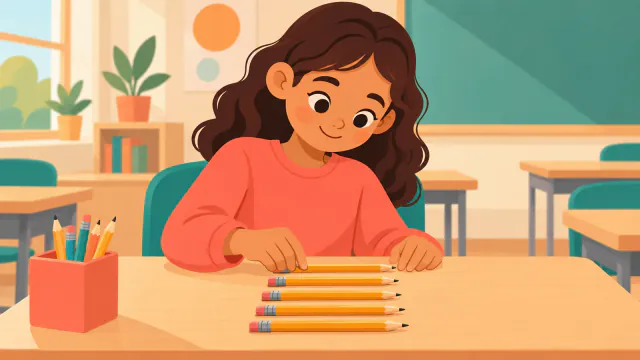 Beskriv små ting på skolen